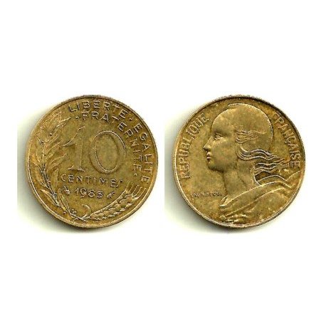 (929) Francia. 1985. 10 Centimes (MBC+)