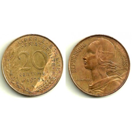 (930) Francia. 1973. 20 Centimes (MBC)
