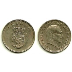 (851.1) Dinamarca. 1966. 1 Kroner (MBC)