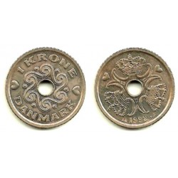 (873.1) Dinamarca. 1992. 1 Krone (EBC)