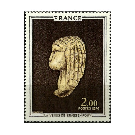(1465) Francia. 1976. 2,00 Francs. La Venus de Brassempouy (Nuevo)