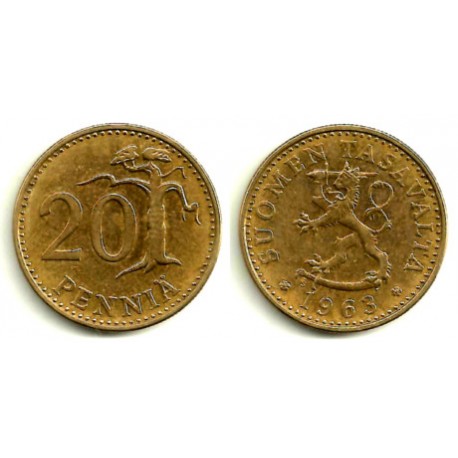 (47) Finlania. 1963. 20 Pennia (MBC+)