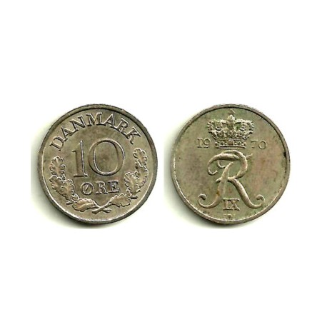 (849.1) Dinamarca. 1970. 10 Ore (MBC)