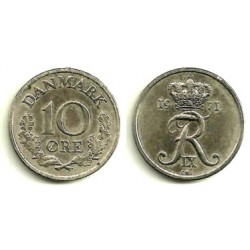 (849.1) Dinamarca. 1971. 10 Ore (MBC+)