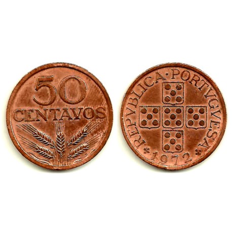 (596) Portugal. 1972. 50 Centavos (MBC)
