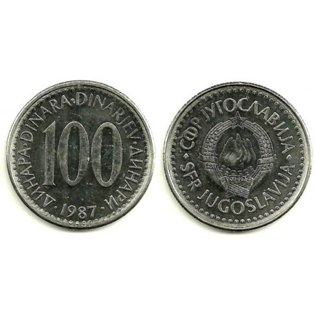 (114) Yugoslavia. 1987. 100 Dinara (SC)