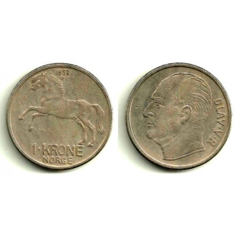 (409) Noruega. 1959. 1 Krone (BC)