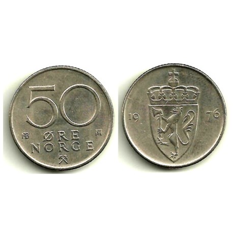 (418) Noruega. 1975. 50 Ore (MBC)