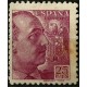 (868) 1939. 25 Céntimos. General Franco (Nuevo, con marcas de fijasellos)