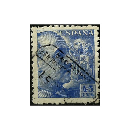 (926) 1940-45. 45 Céntimos. General Franco (Usado)