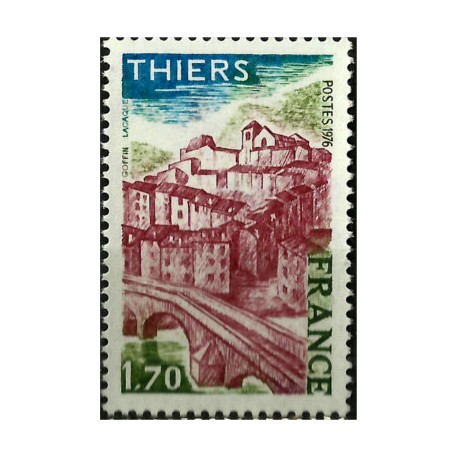 (1472) Francia. 1976. 1,70 Francs. Thiers (Nuevo)