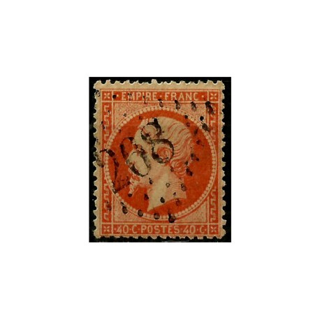 (27) Francia. 1853-60. 40 Centimes. Emperador Napoleón (Usado)