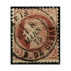 (39) Francia. 1871-75. 2 Centimes. Ceres (Usado)