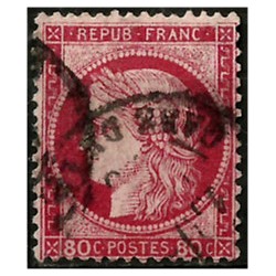 (63) Francia. 1872-75. 80 Centimes. Ceres (Usado)