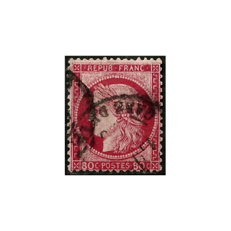 (63) Francia. 1872-75. 80 Centimes. Ceres (Usado)