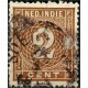 (18) Indias Holandesas. 1883-90. 2 Cents. Cifra (Usado)