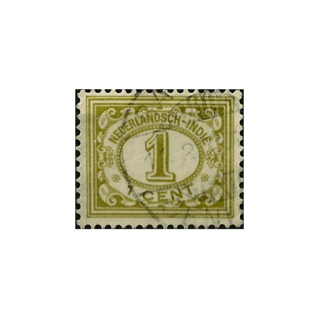 (102) Indias Holandesas. 1912-40. 1 Cent. Cifras (Usado)