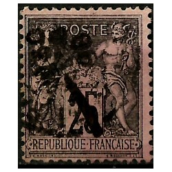 (100) Francia. 1879-90. 25 Centimes. Paz y Comercio (Usado)