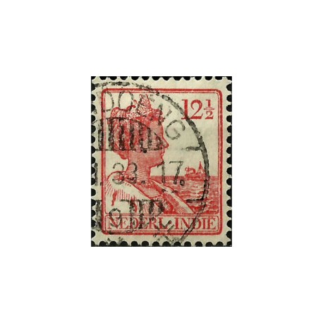 (119) Indias Holandesas. 1912-40. 12½ Cents. Wilhelmina (Usado)