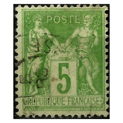 (104) Francia. 1898-1900. 5 Centimes. Paz y Comercio (Usado)