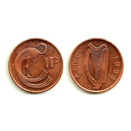 (20) Irlanda. 1988. 1 Penny (EBC)
