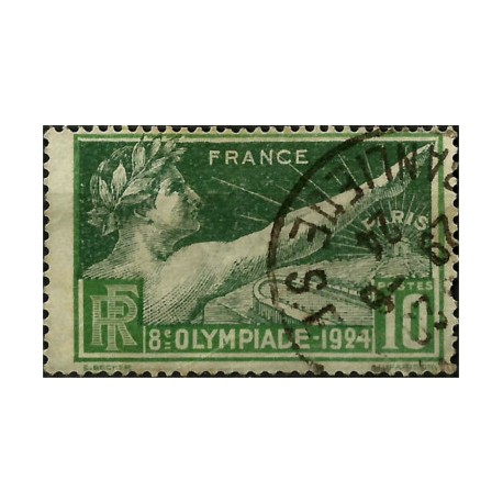 (198) Francia. 1924. 10 Centimes. 8ª Olimpiadas (Usado)