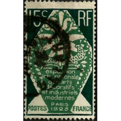 (221) Francia. 1924-25. 15 Centimes. Exposición Internacional (Usado)