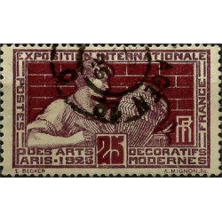 (222) Francia. 1924-25. 25 Centimes. Exposición Internacional (Usado)