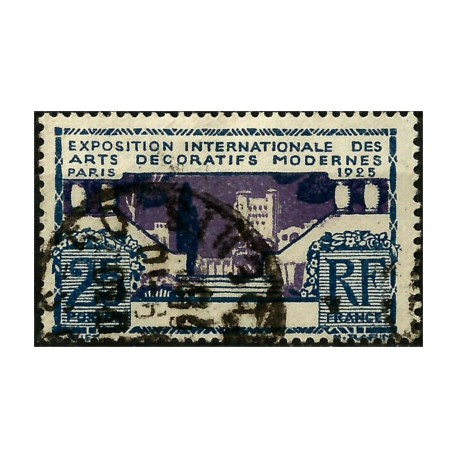 (223) Francia. 1924-25. 25 Centimes. Exposición Internacional (Usado)