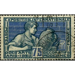 (224) Francia. 1924-25. 75 Centimes. Exposición Internacional (Usado)