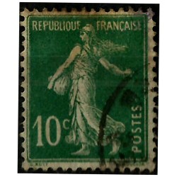 (163) Francia. 1906-37. 10 Centimes. Sembradora (Usado)