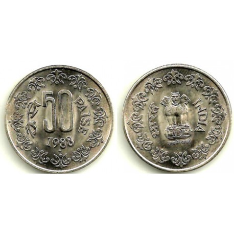 (65) India. 1988. 50 Paise (SC)