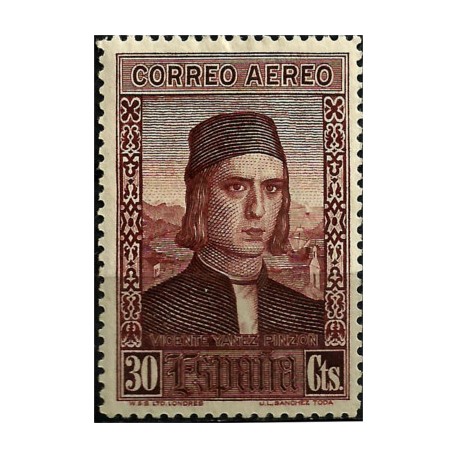 (553) 1930. 30 Céntimos. Descubrimiento de América (Nuevo)