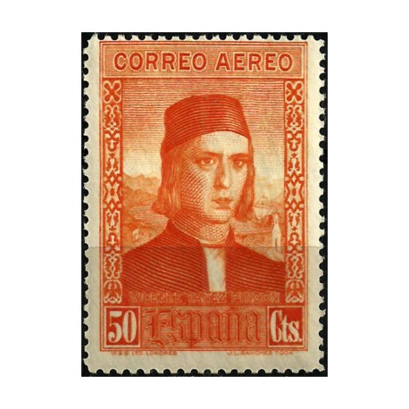 (555) 1930. 50 Céntimos. Descubrimiento de América (Nuevo)