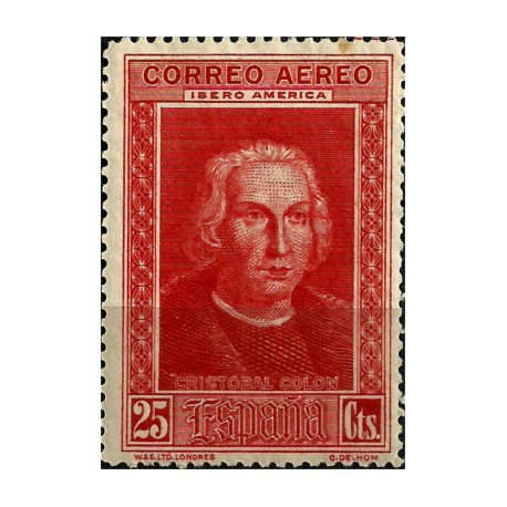 (561) 1930. 25 Céntimos. Descubrimiento de América (Nuevo)