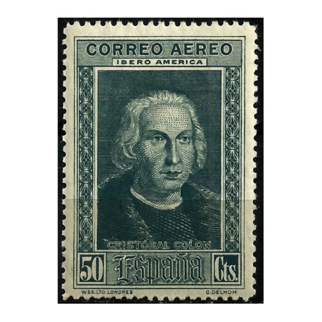 (562) 1930. 50 Céntimos. Descubrimiento de América (Nuevo)