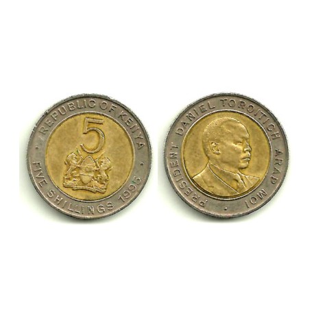 (30) Kenia. 1995. 5 Shillings (MBC-)