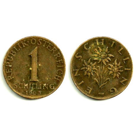 (2886) Austria. 1963. 1 Schilling (BC)