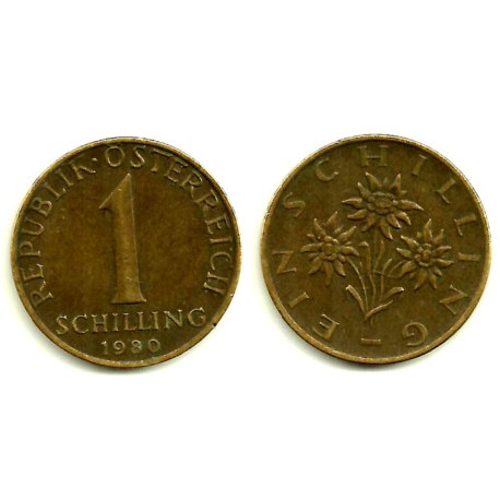 (2886) Austria. 1980. 1 Schilling (MBC)