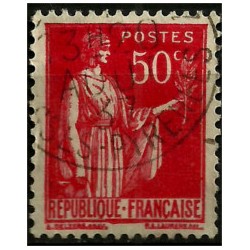 (267) Francia. 1932-39. 50 Centimes. Símbolo de la Paz (Usado)