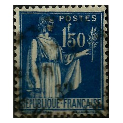 (282) Francia. 1932-39. 1,50 Francs. Símbolo de la Paz (Usado)