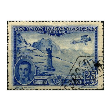 (585) 1930. 25 Céntimos. Pro Unión Iberoamericana (Usado)
