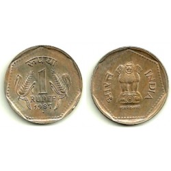 (79.1) India. 1987. 1 Rupee (EBC)