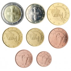 Chipre 2012 Serie Completa (8 Valores) (SC)