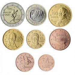 Grecia 2004 Serie Completa (8 Valores) (SC)