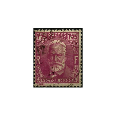 (293) Francia. 1933. 1,25 Francs. Victor Hugo (Usado)