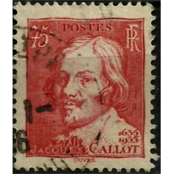 (305) Francia. 1935. 75 Centimes. Jacques Callot (Usado)