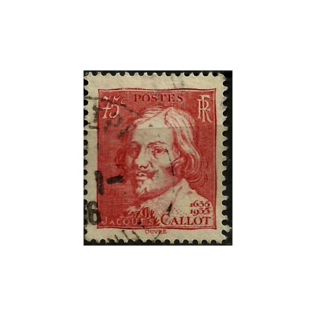 (305) Francia. 1935. 75 Centimes. Jacques Callot (Usado)