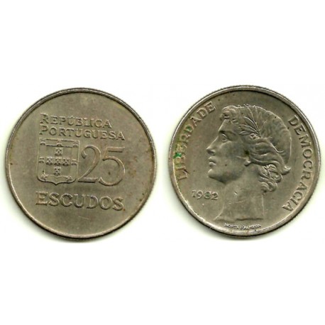 (607a) Portugal. 1982. 25 Escudos (SC)