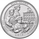 Estados Unidos de América. 2017(S). Quarter Dollar (SC) Ellis Island
